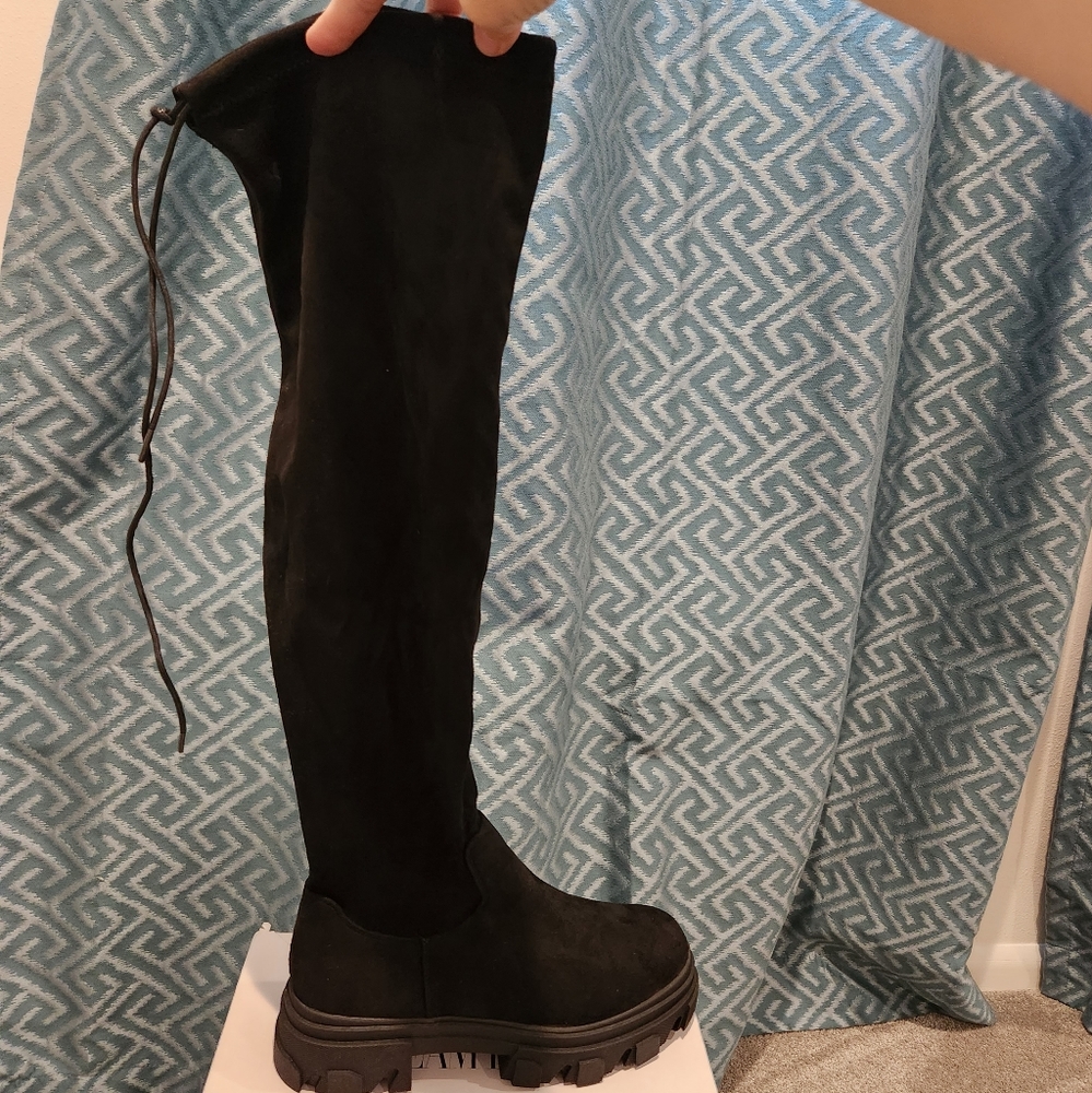 Dream Pairs Ikon Stretchy Over-the-Knee boots Size 9 - Picture 4 of 8